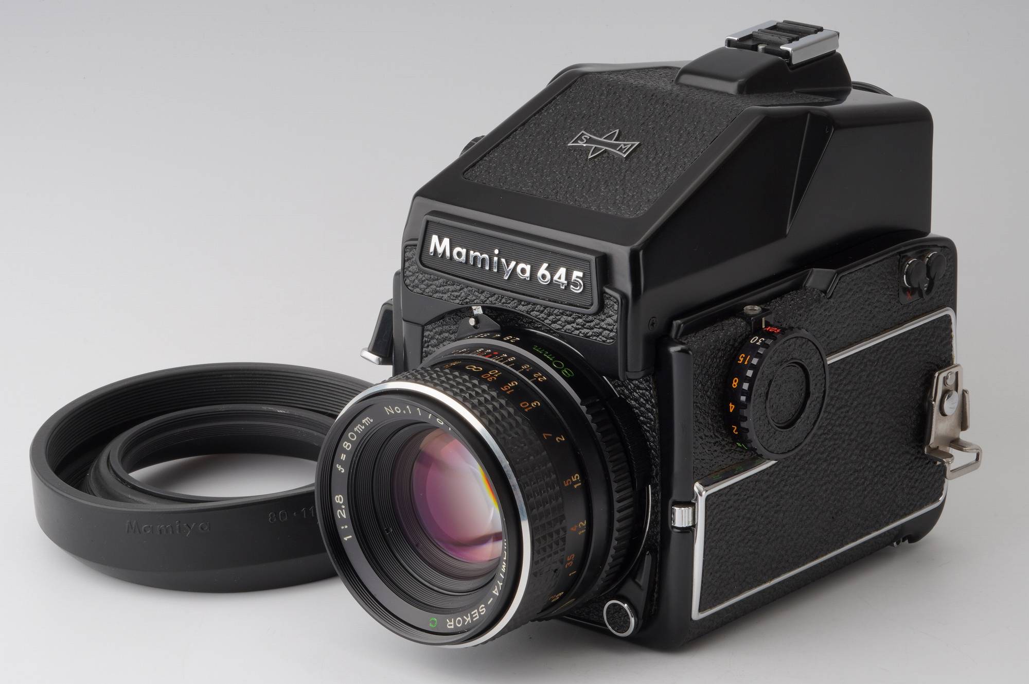 マミヤ Mamiya M645 1000S SEKOR C 80mm F1.9 中判カメラ - フィルムカメラ