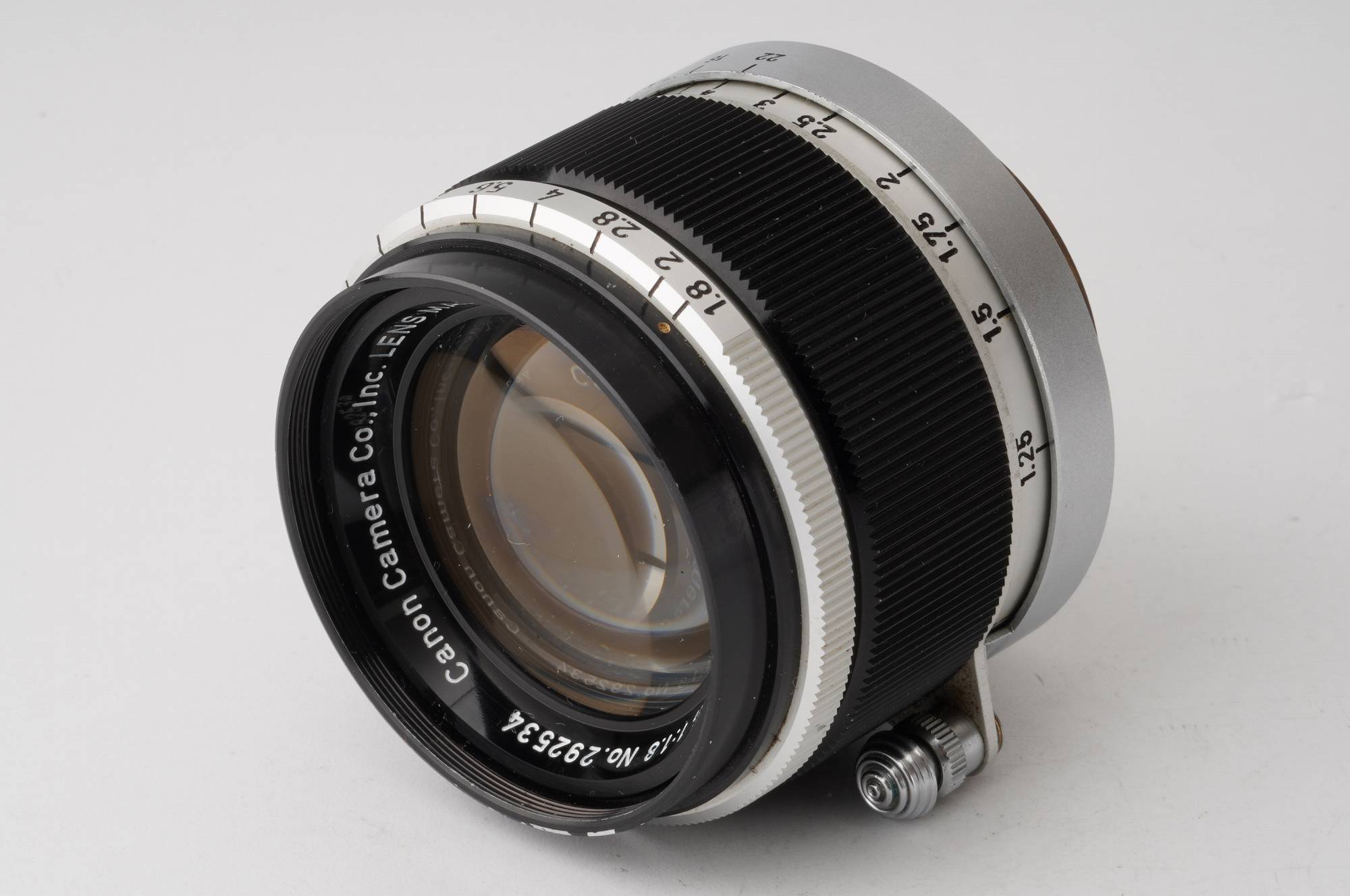 レンズ(単焦点)Canon 50mm f1.8 ライカLマウント - レンズ(単焦点)