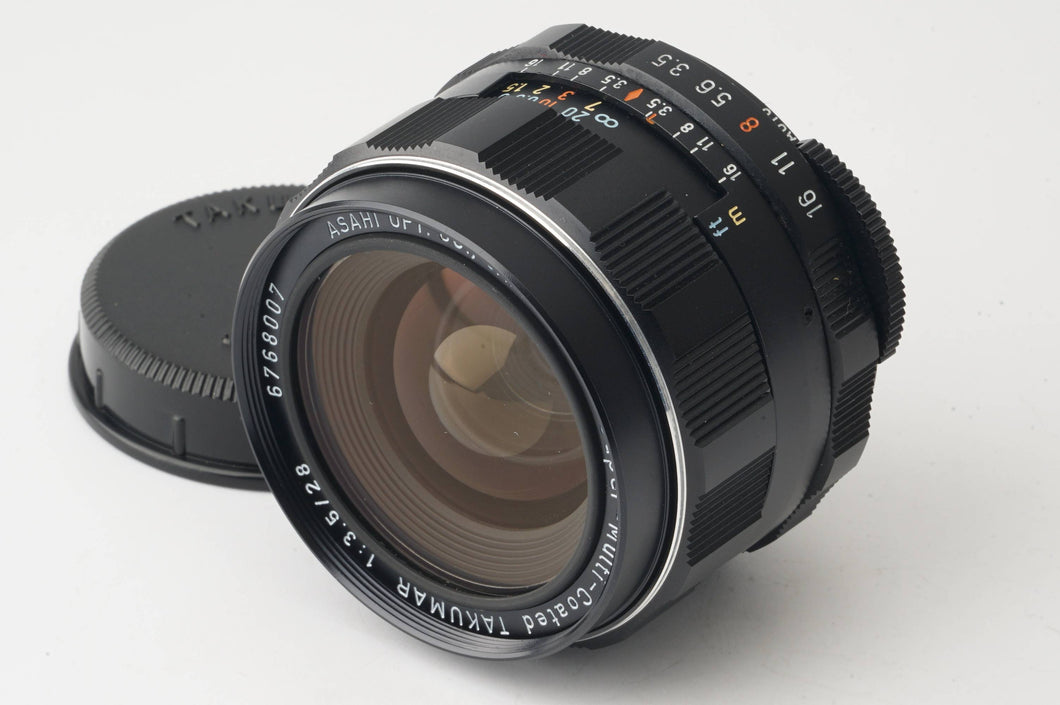 Super Takumar 28mm F3.5 EOS Mマウントアダプター付単焦点