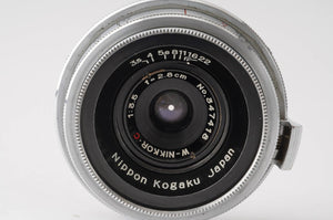 ニコン Nippon Kougaku W-NIKKOR.C 28mm F3.5 Sマウント