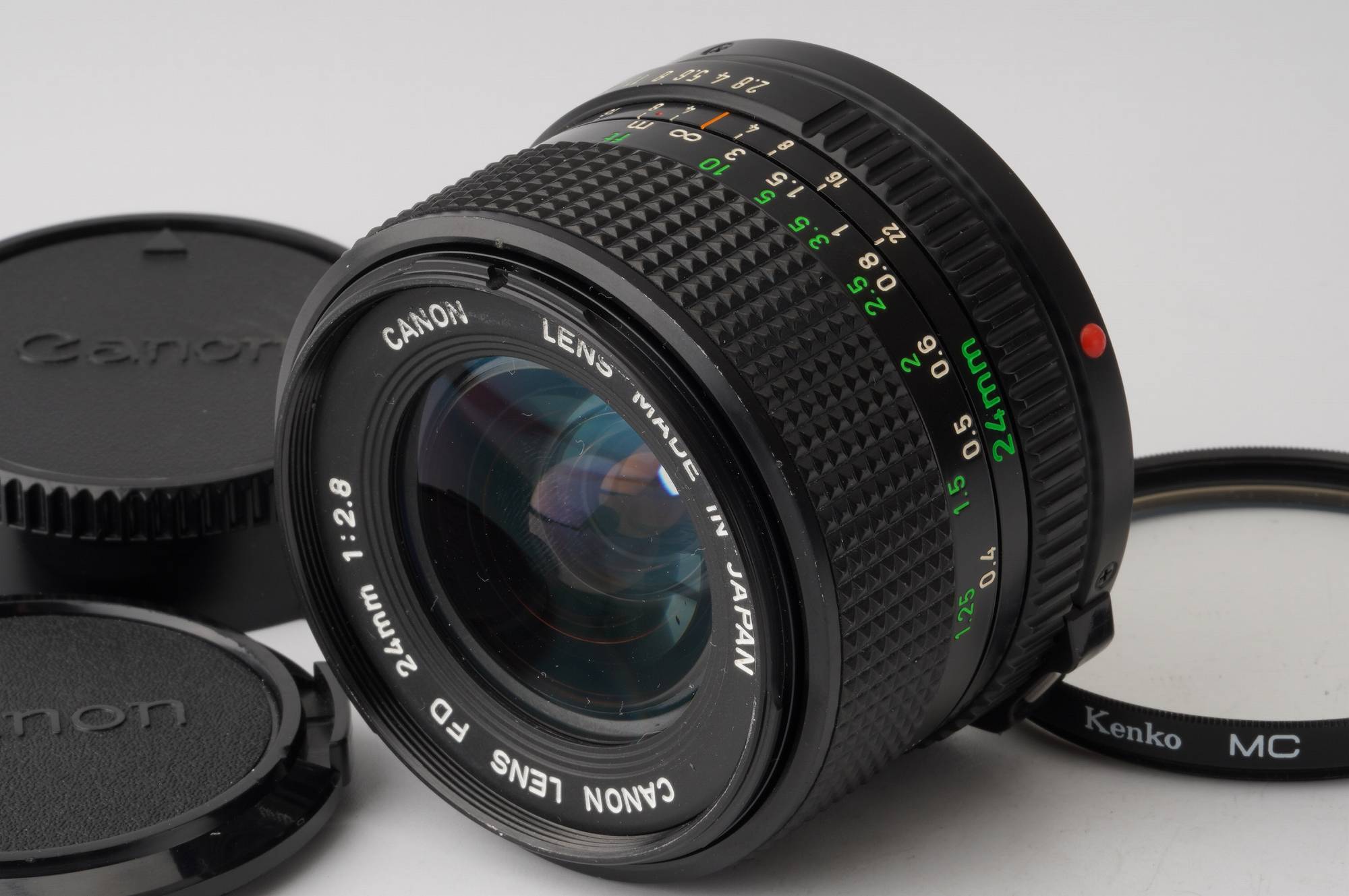 Canon New FD 24mm f2.8 MF 広角レンズ - レンズ(単焦点)