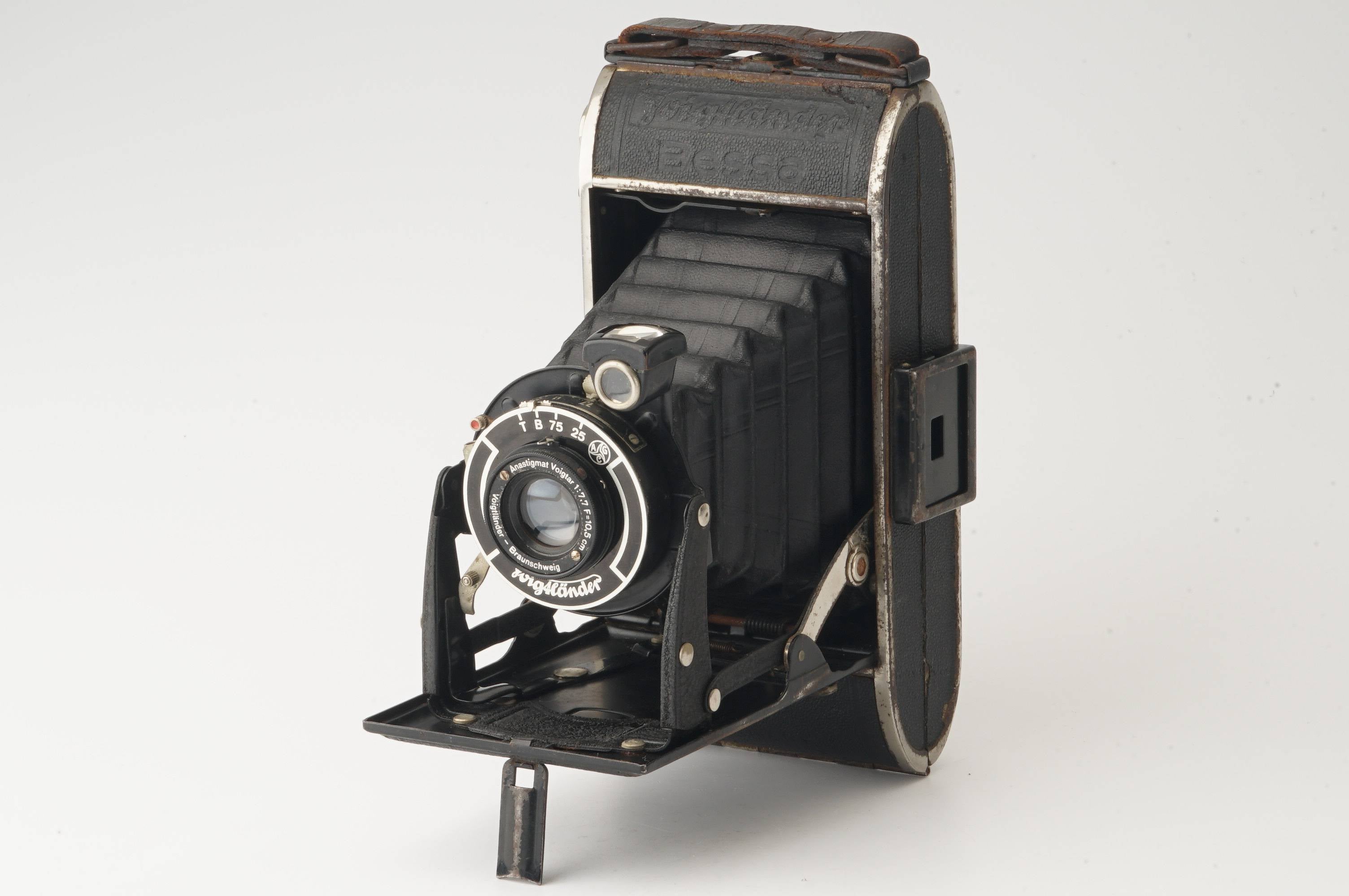 赤 フォクトレンダー Voigtlander BESSA Ⅱ 用蛇腹 フォクトレンダー Voigtlander BESSA / Anastigmat Voigtar 10.5cm