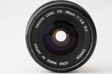 画像をギャラリービューアに読み込む, キヤノン Canon FD 28mm F2.8 S.C.
