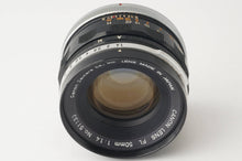 画像をギャラリービューアに読み込む, キヤノン Canon FL 50mm F1.4 FL mount
