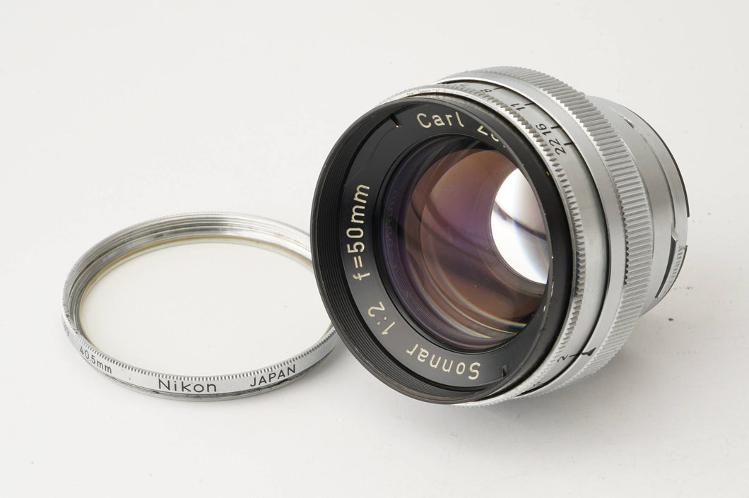 カール ツァイス Carl Zeiss Sonnar 5cm 50mm F2 T* コンタックス