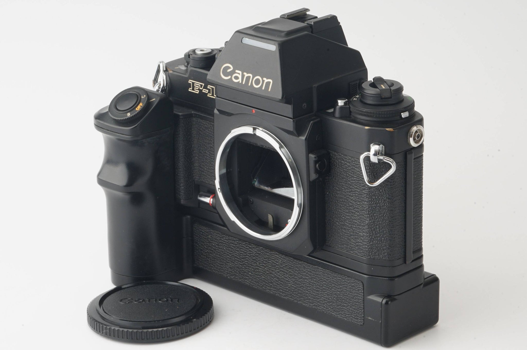 ◇ Canon キヤノン F-1 後期 + POWER WINDER F ボディ フィルムカメラ 