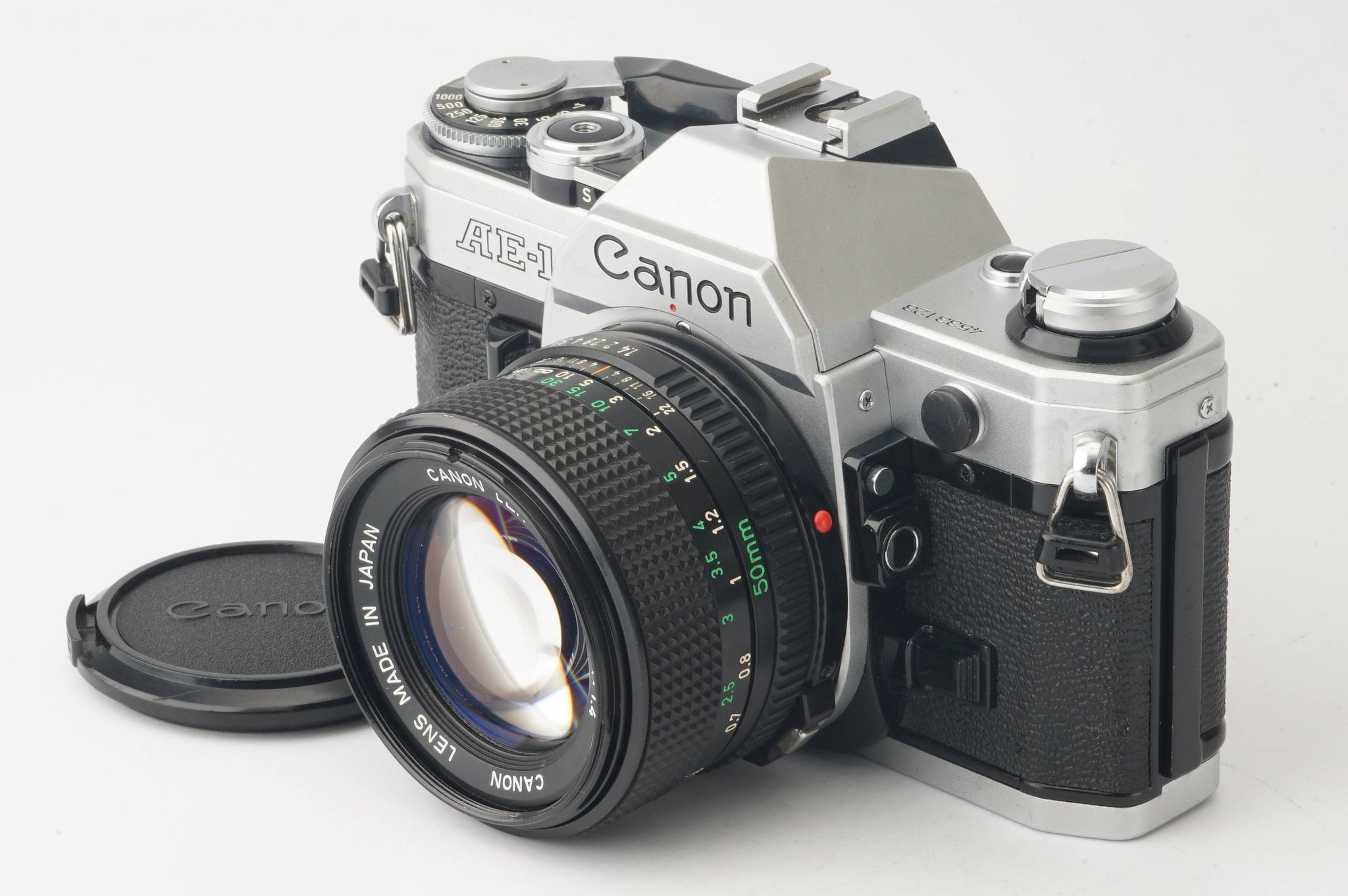 テレビ・オーディオ・カメラ【完動品】Canon AE-1 \u0026New FD 50mm F1.4【分解清掃済】