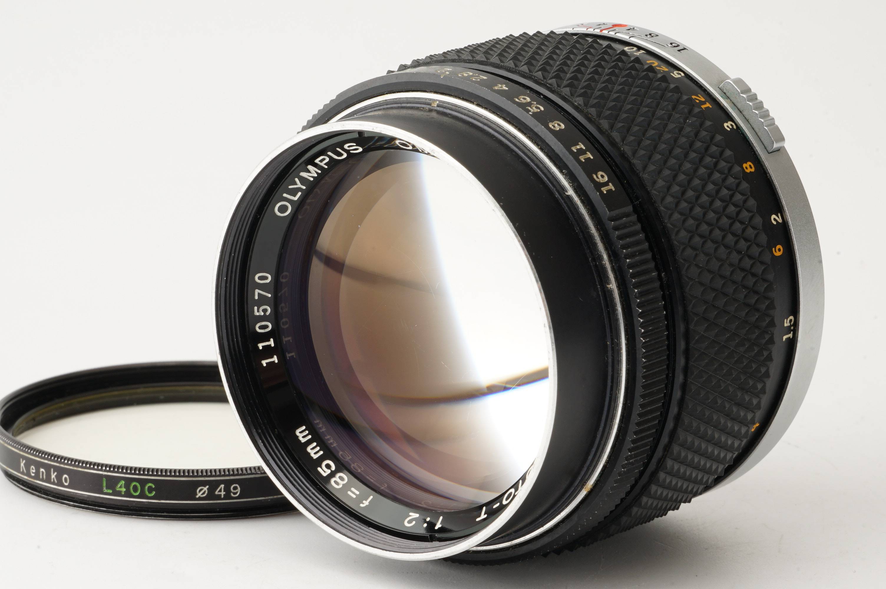 オリンパス OM-System F.Zuiko Auto-T 85mm f2 レンズ #4107
