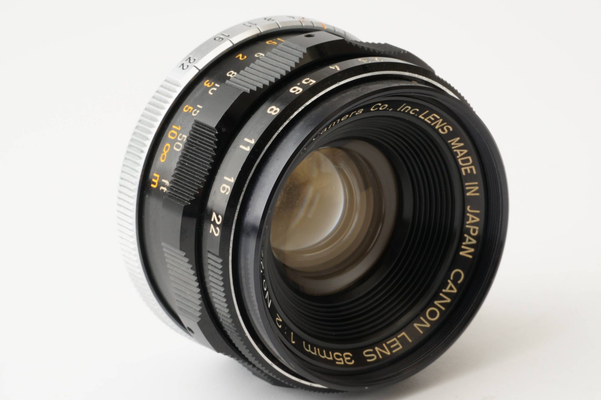 CANON 35mm f2 ライカL39マウント - レンズ(単焦点)