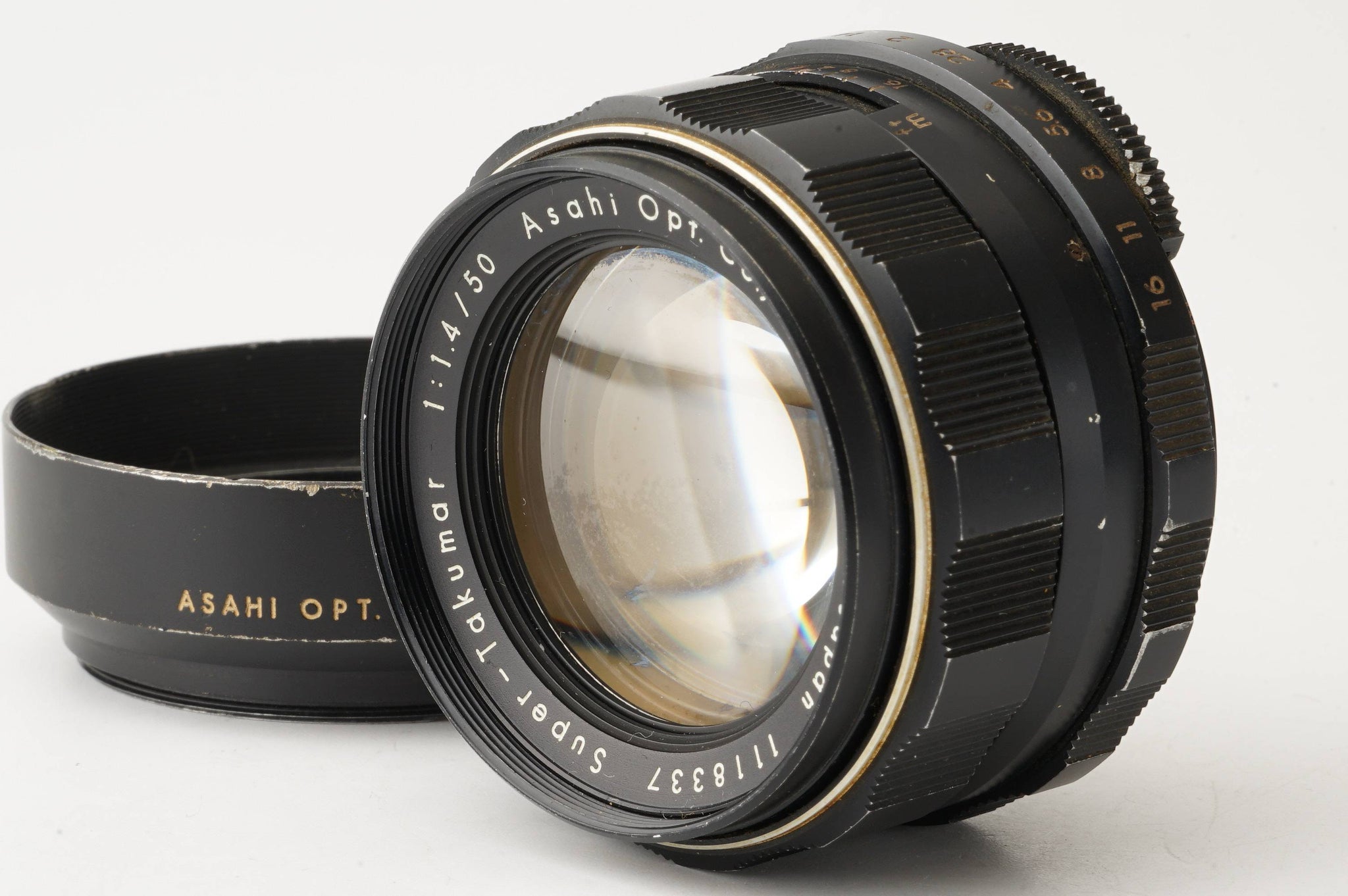 8枚玉！旭光学Super-Takumar 50mm f1.4 前期 - レンズ(単焦点)