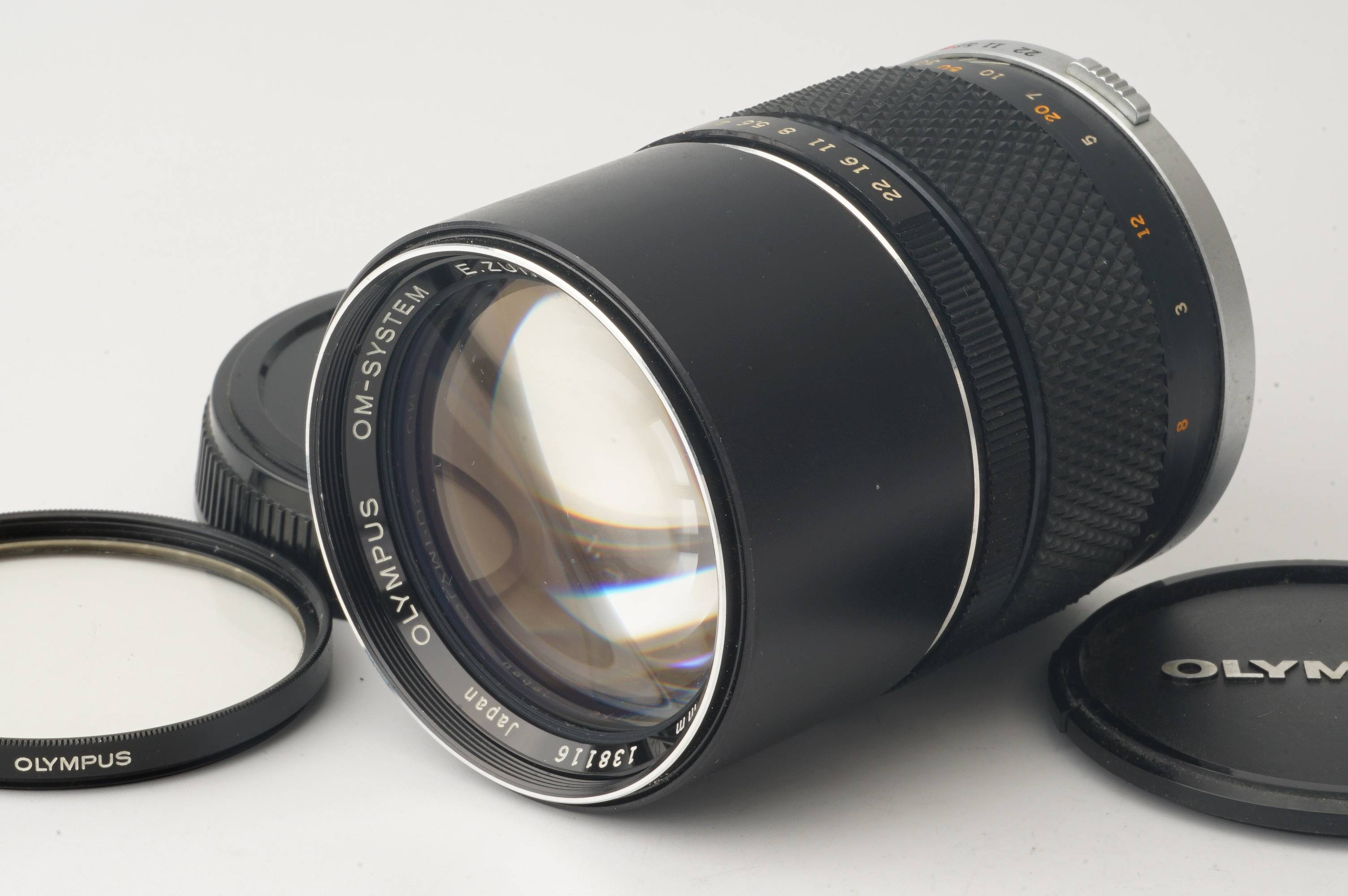 OLYMPUS E.ZUIKO AUTO-T 135mm F2.8 銀枠 ¥9,800（中古 OM