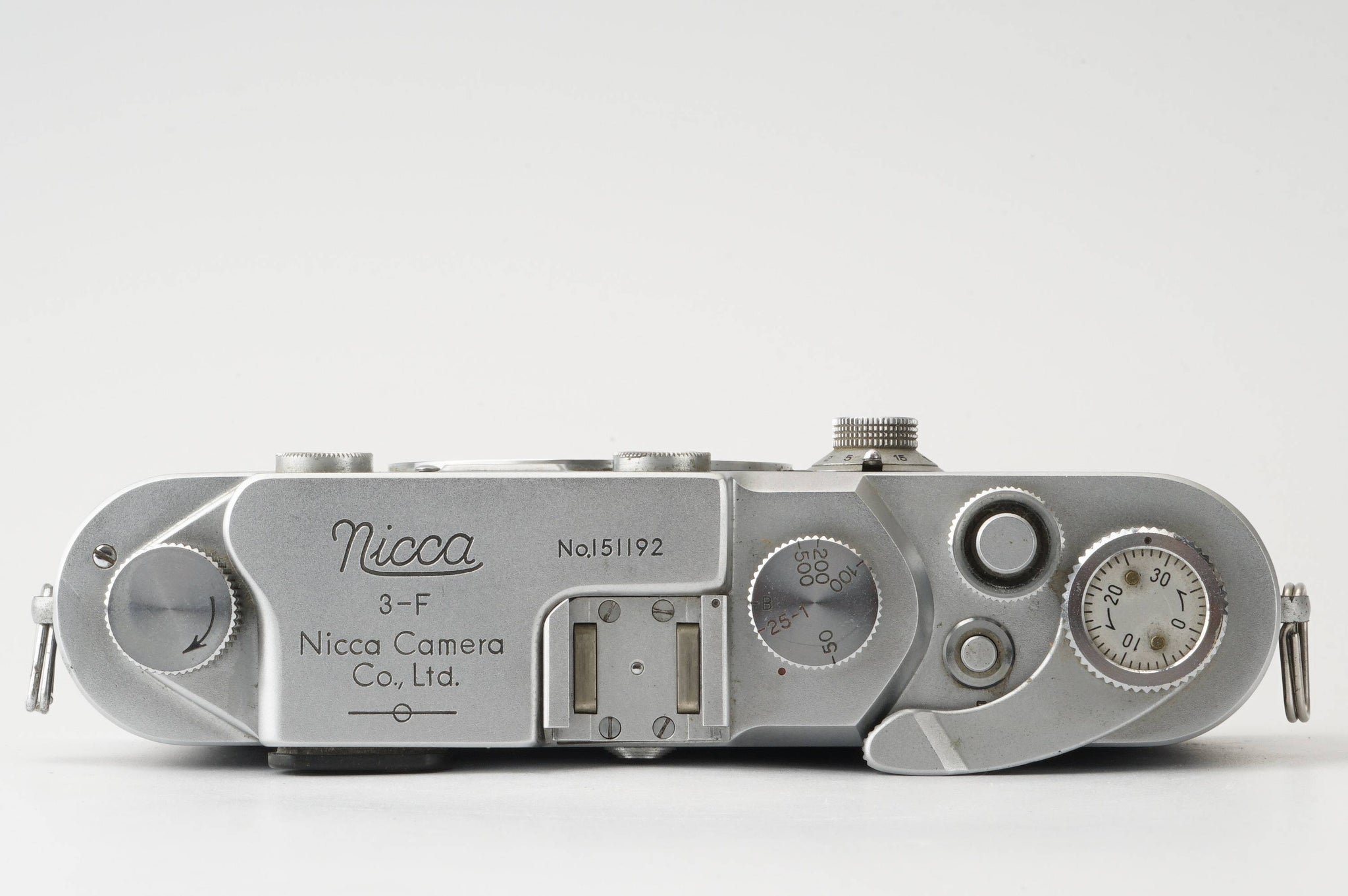 ケースはイタミがあります美品Nicca 3-F ニッカ 3-F 前期 レンジファインダーカメラ、ケース付