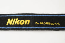 Load image into Gallery viewer, Nikon Professional Strap Blue/Black
