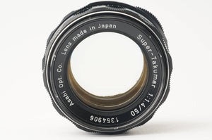 Pentax Asahi Super Takumar 50mm f/1.4 8 Elements M42