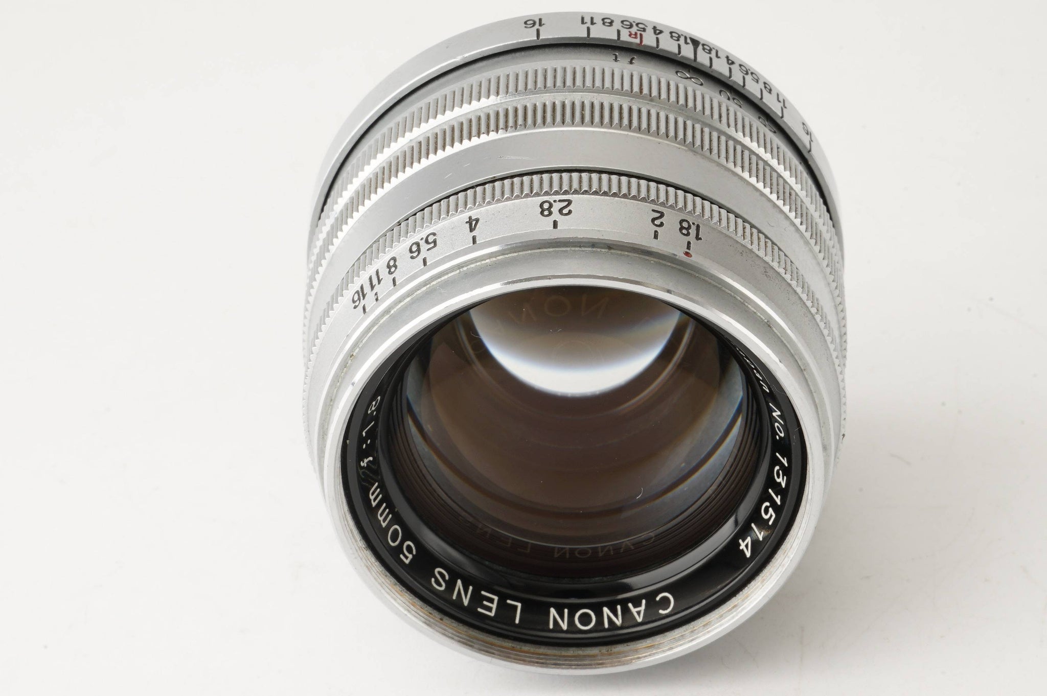 キャノン クローム 50mm F/1.8 Leica L39 LTM スクリューマウント