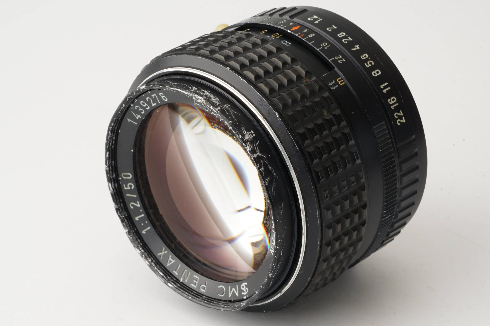 ペンタックス SMC PENTAX 50mm F1.2 Kマウント 単焦点レンズ中玉のふちに薄カビがございます