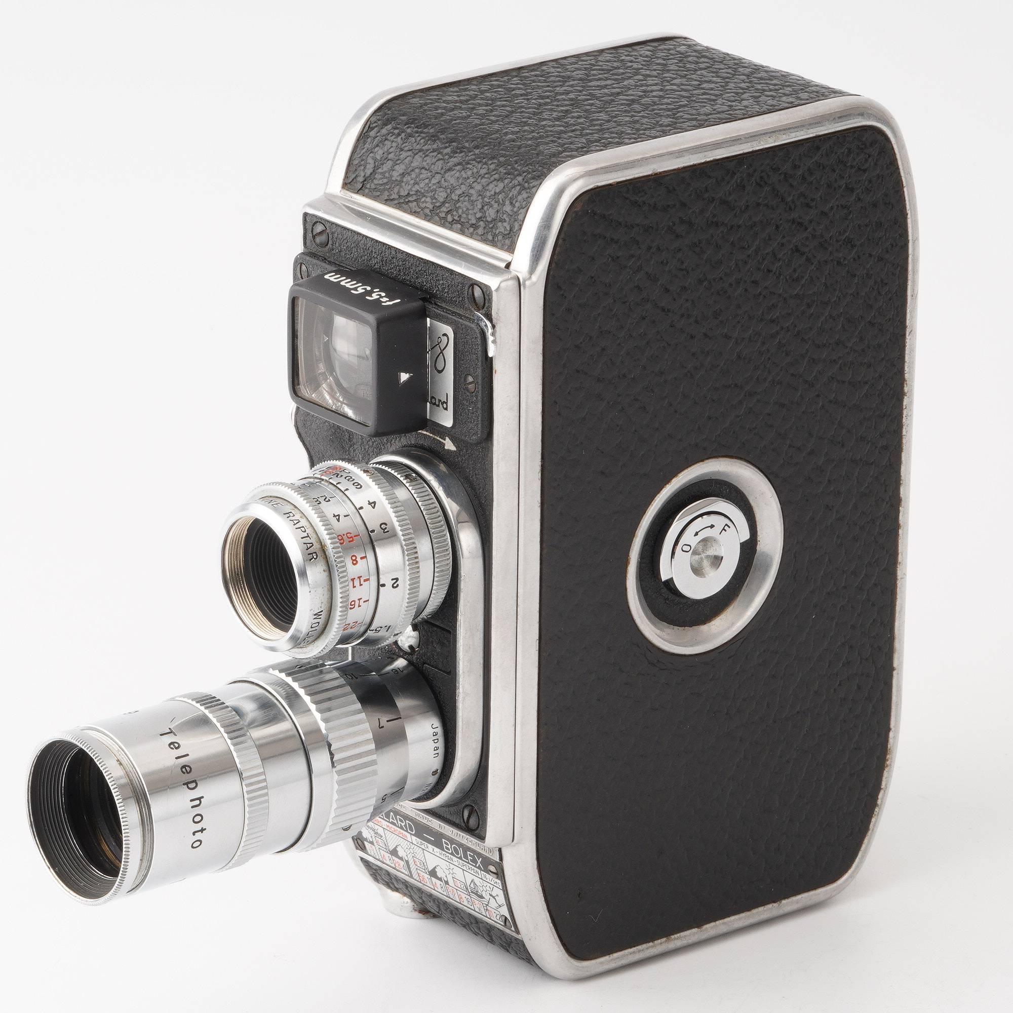 Paillard BOLEX B8 / 13mm F1.9 / Telephoto TELESAR F1.9 Paillard BOLEX B8 / 13mm F1.9 / Telephoto TELESAR F1.9