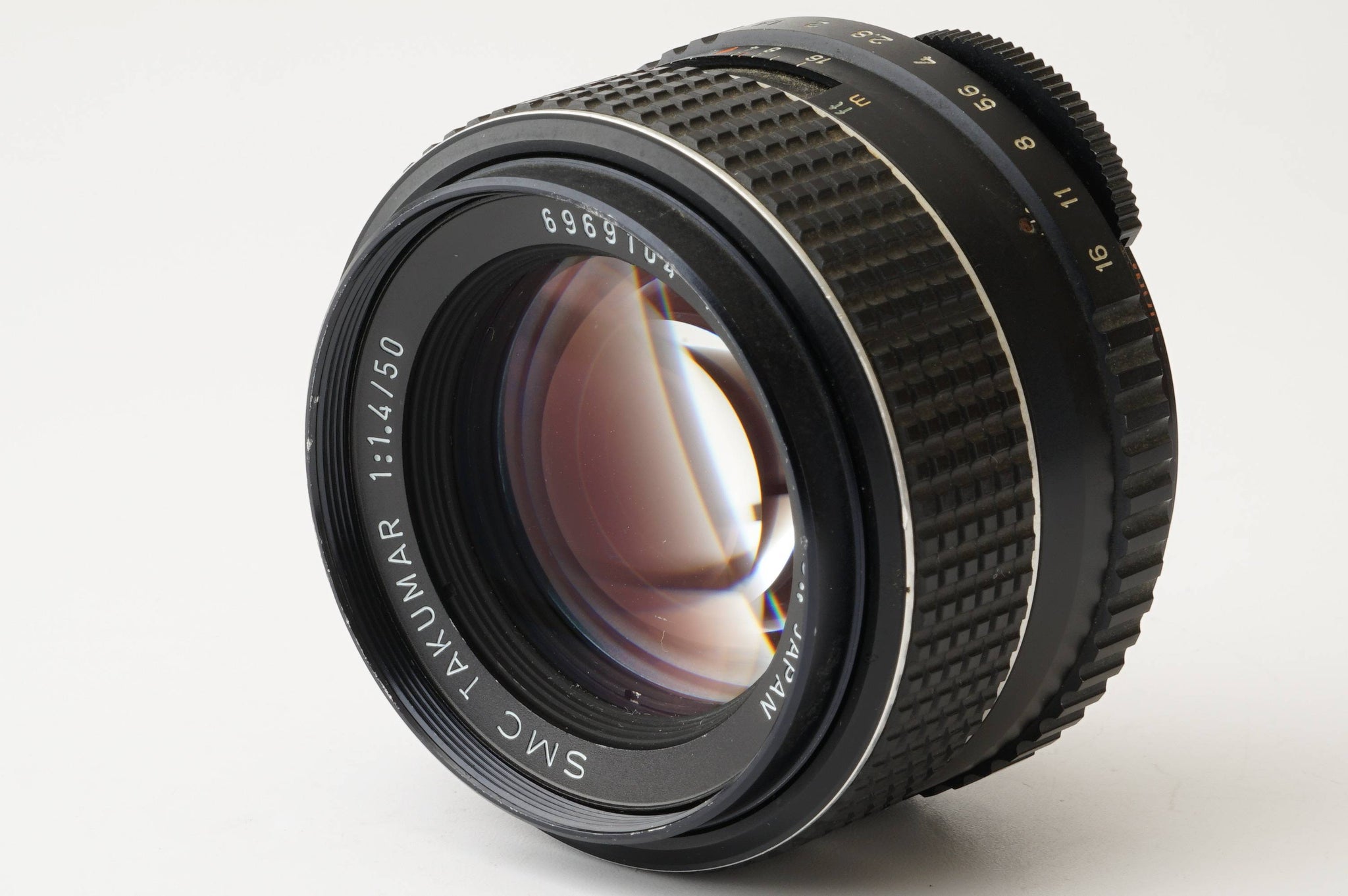 整備済 PENTAX SMC TAKUMAR 50mm F1.4 M42 - レンズ(単焦点)