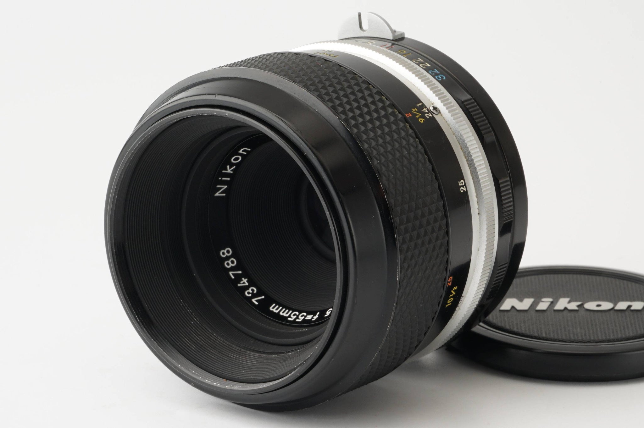 ニコン Micro NIKKOR 5.5cm 55mm F3.5 レンズ 非Aiスマホ/家電/カメラ 