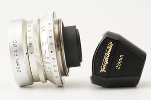 フォクトレンダー Voigtlander Snapshot-Skopar 25mm F4 MC L39 / 25mm ビューファインダー