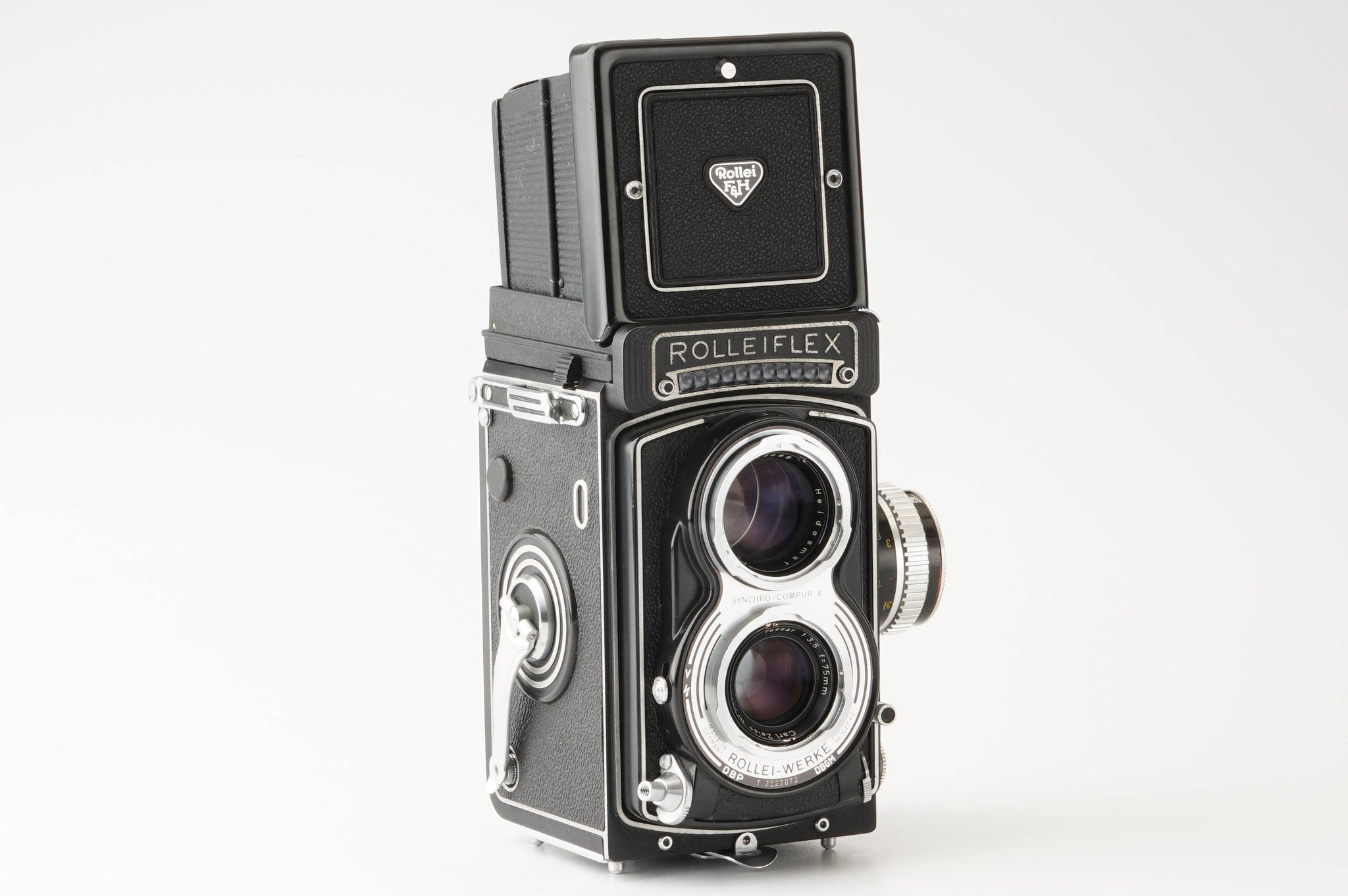 ローライ Rolleiflex T / Carl Zeiss Tessar 75mm F3.5 革ケース付き