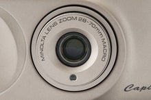 Load image into Gallery viewer, Minolta Capios 25 ZOOM 28-70mm  / IR REMOTECONTROL RC-3
