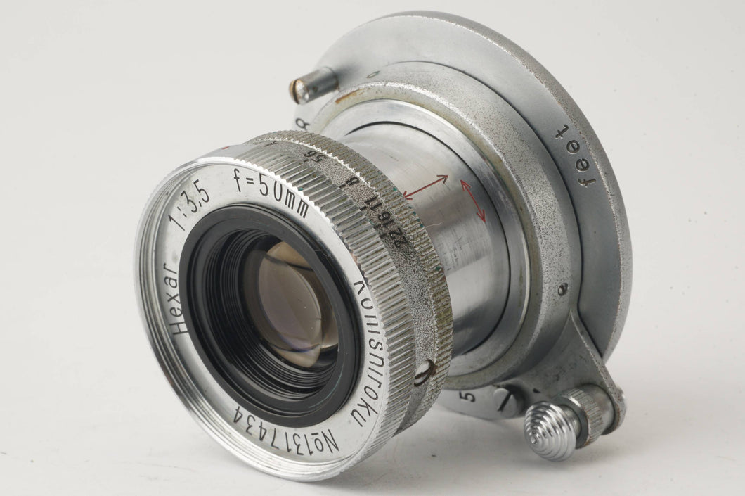 小西六 Hexar 50mm F3.5 feet表示 ライカL39フィルム35mm