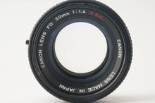 画像をギャラリービューアに読み込む, キヤノン Canon FD 50mm F1.4 S.S.C
