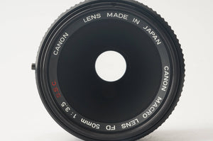 キヤノン Canon FD MACRO 50mm F3.5 S.S.C
