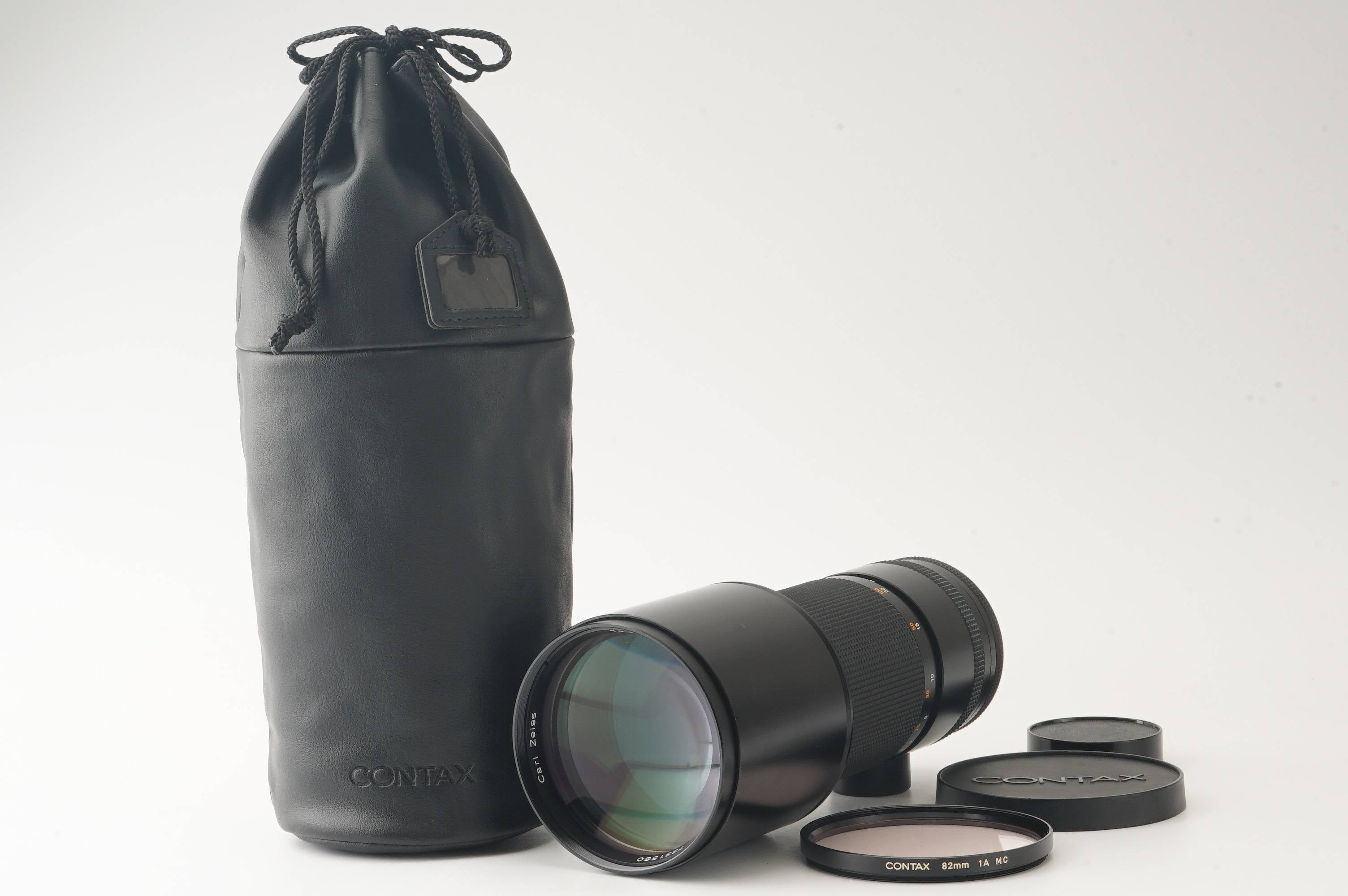 CONTAX TELE TESSAR 300mm f4 T*【整備・実写済】 Carl Zeiss Tele-Tessar T* 300mm F/4 [I] [AE] | LENS-DB.COM