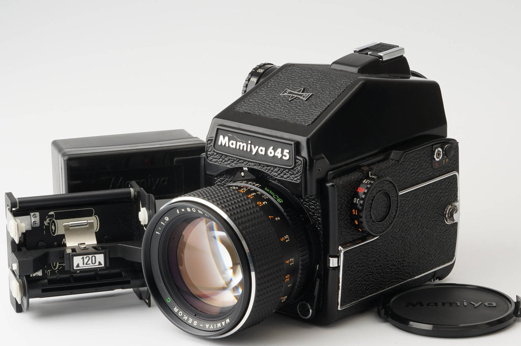 ❁完動品❁Mamiya マミヤ M645 1000s AE 80mm f1.9種類中判カメラ