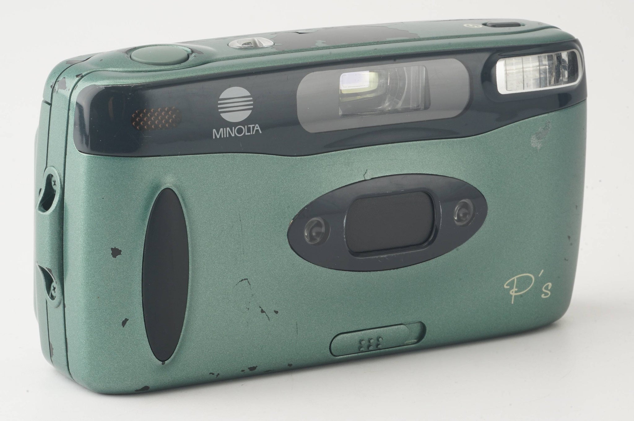 ミノルタ Minolta P's パノラマ専用コンパクトフィルムカメラ グリーン
