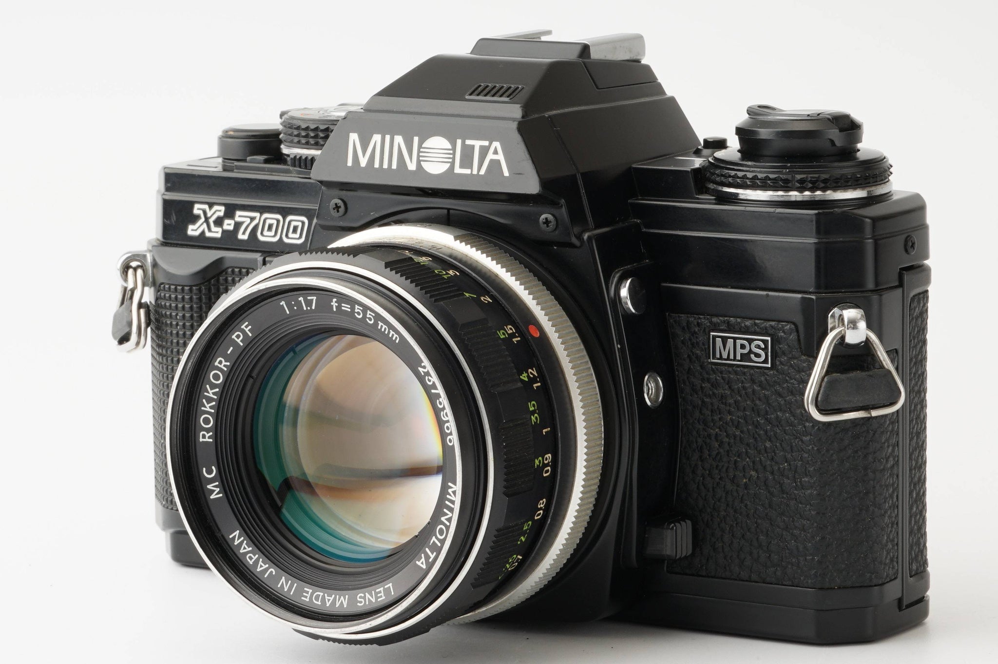 外観並級】MINOLTA X-700 MPS ミノルタ MC ROKKOR-PF 55mm F1.7 #s2277-