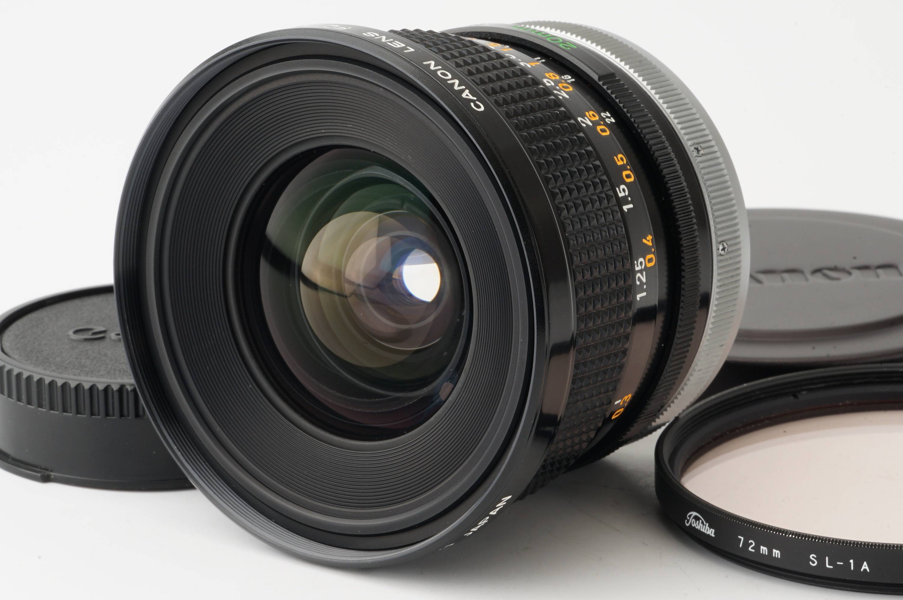 CANON FD 20mm F2.8 S.S.C キャノン 希少なOマーク 美品 キヤノン