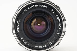 Minolta MC W.ROKKOR-SI 28mm f/2.5