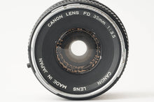 画像をギャラリービューアに読み込む, キヤノン Canon FD 35mm F3.5
