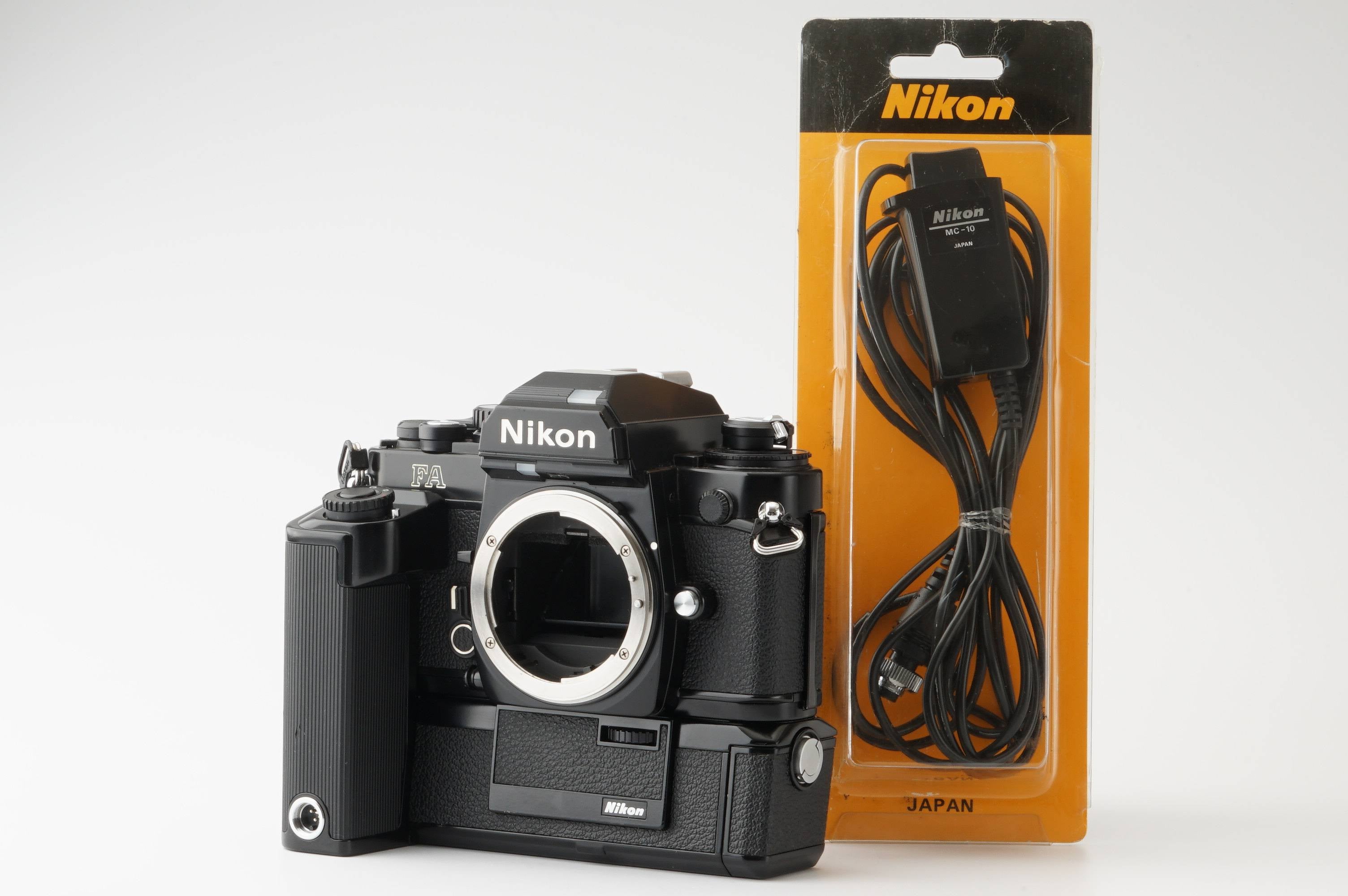 ニコン Nikon FA ブラック / MD-15 モータードライブ / MC-10 リモートコード