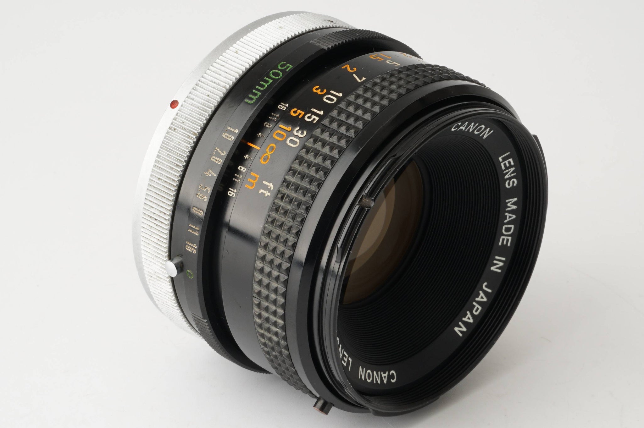 Canon F1  FD 50mm 1:1.8 S.C.以上確認できております
