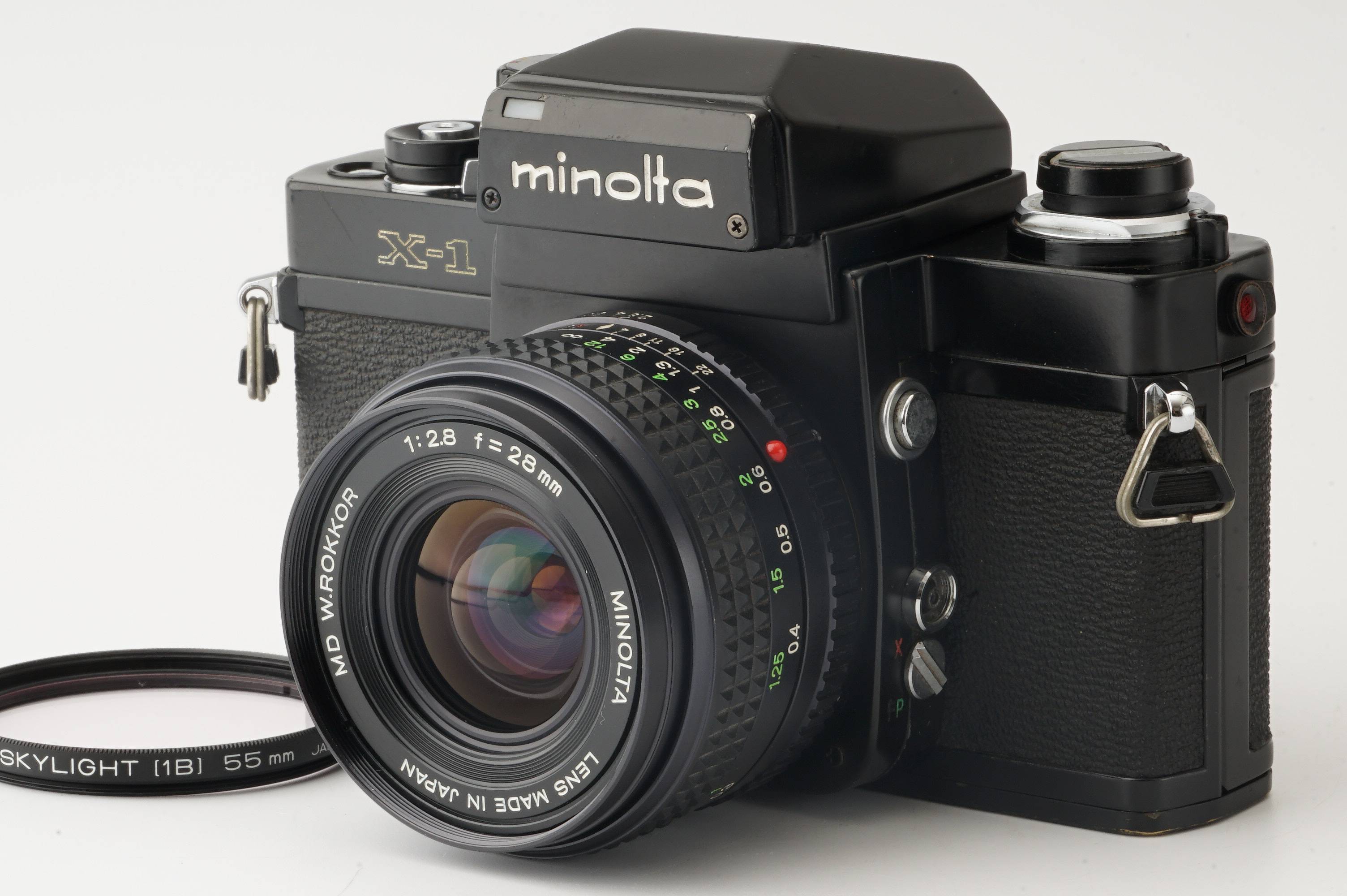ミノルタ Minolta X-1 アイレベル / MD W.ROKKOR 28mm F2.8 ...
