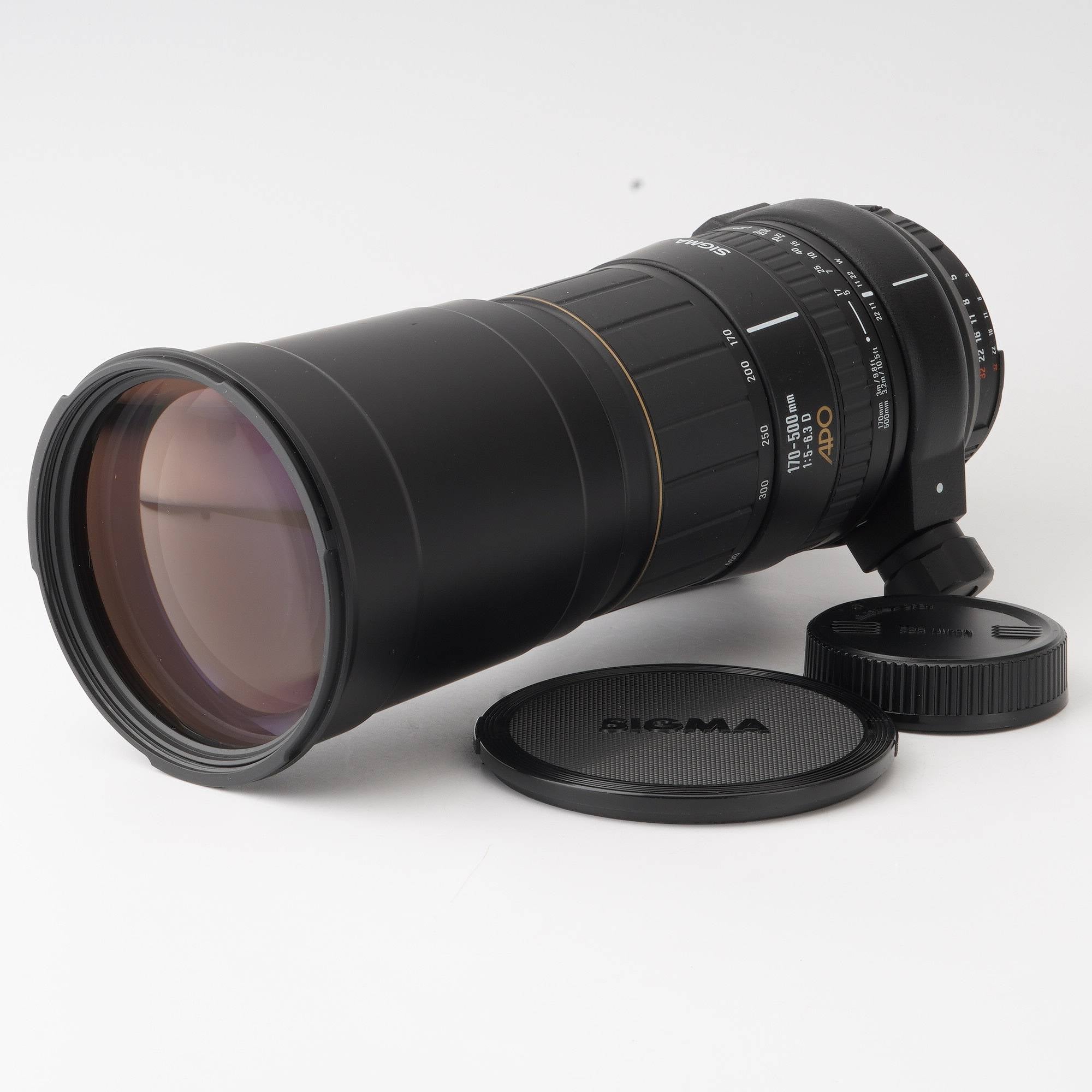 望遠レンズ SIGMAシグマ APO 170-500mm F5-6.3D ニコン - カメラ