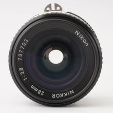 画像をギャラリービューアに読み込む, ニコン Nikon Ai-s NIKKOR 28mm F2.8

