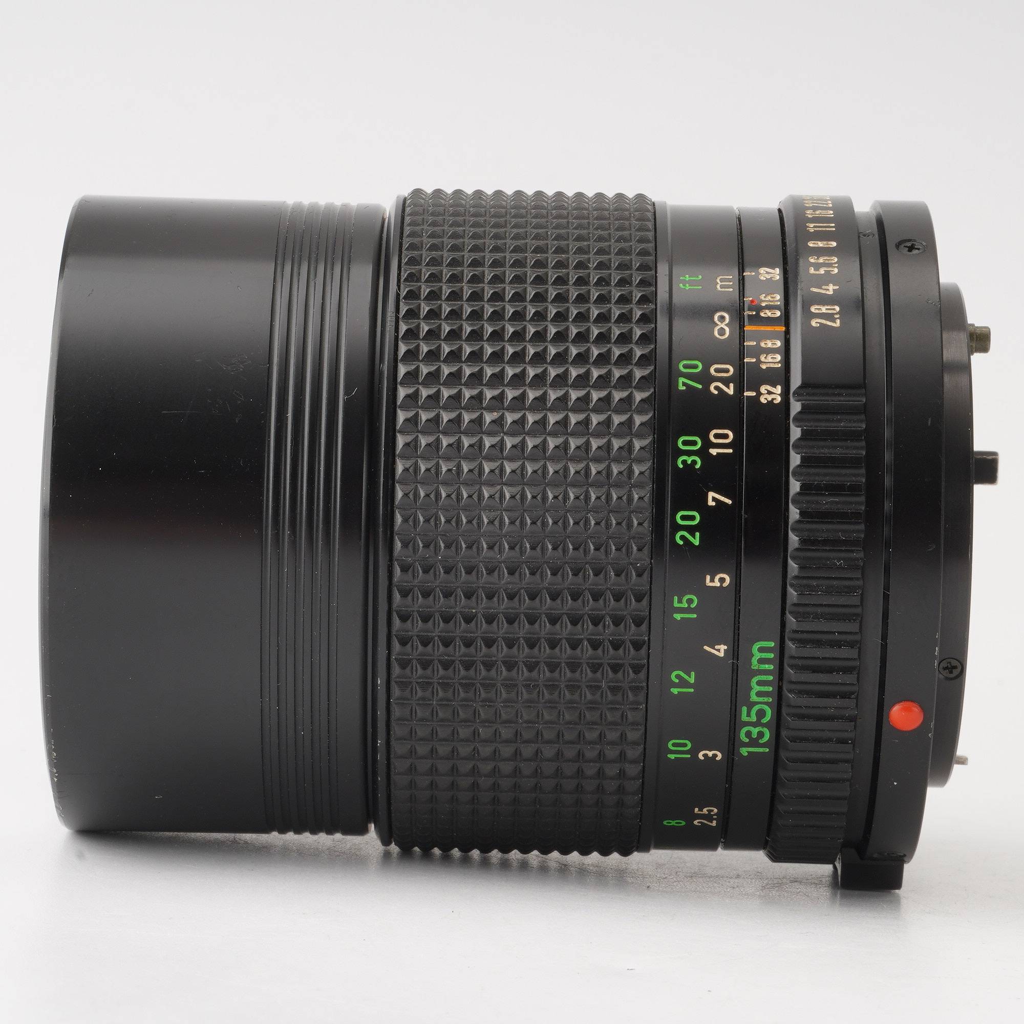 ☆美品 キヤノン Canon New FD 135mm f/2 高級レンズ カビ、クモリ無し 動作確認済 - カメラ、光学機器