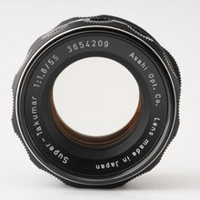 Load image into Gallery viewer, Pentax Asahi Super Takumar 55mm f/1.8 M42 mount
