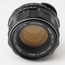 画像をギャラリービューアに読み込む, ペンタックス Pentax Asahi スーパータクマー Super Takumar 55mm F1.8 M42マウント
