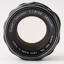 Load image into Gallery viewer, Pentax Asahi Super Takumar 55mm f/1.8 M42 mount
