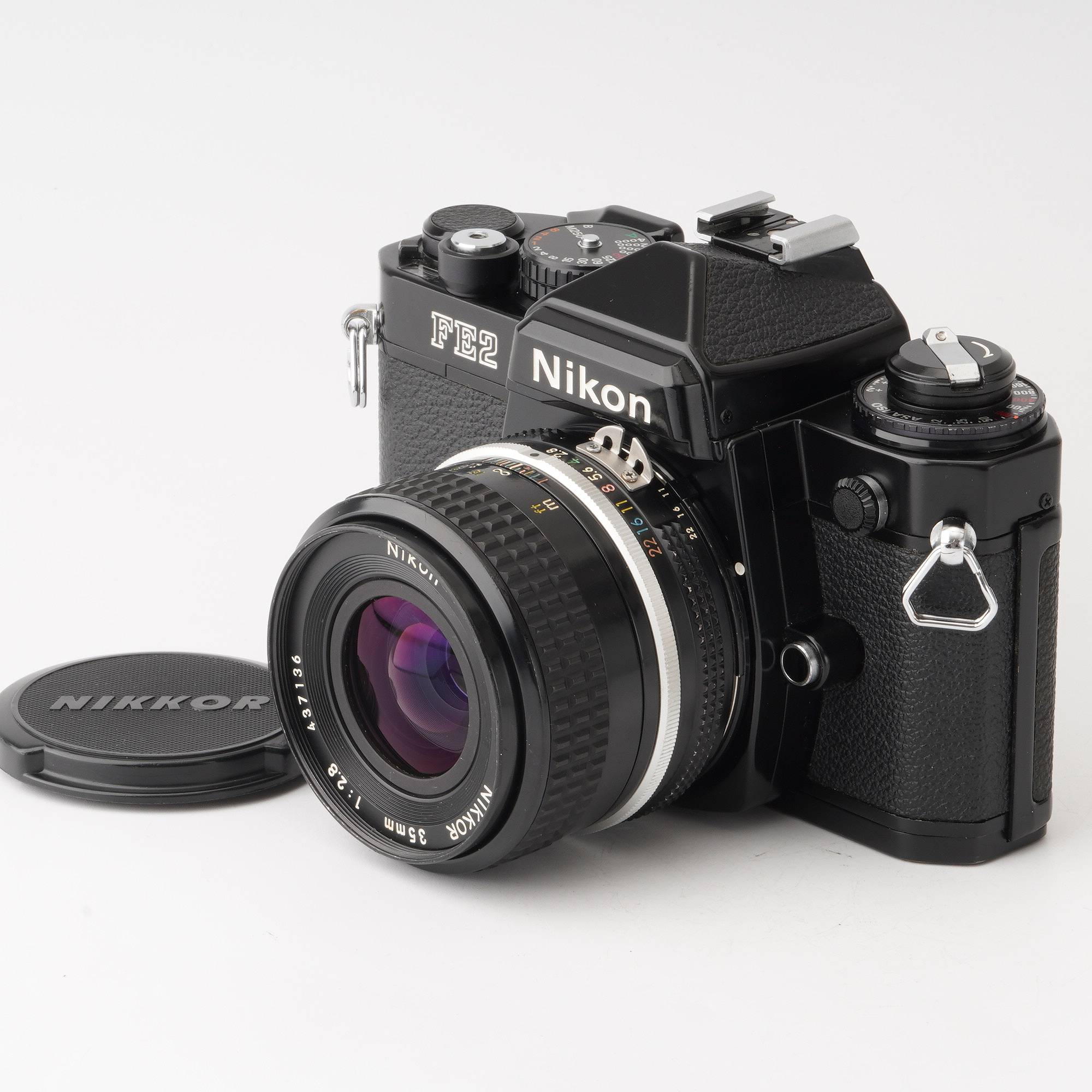 Nikon FE2 フィルムカメラ ブラック #1034849 - カメラ