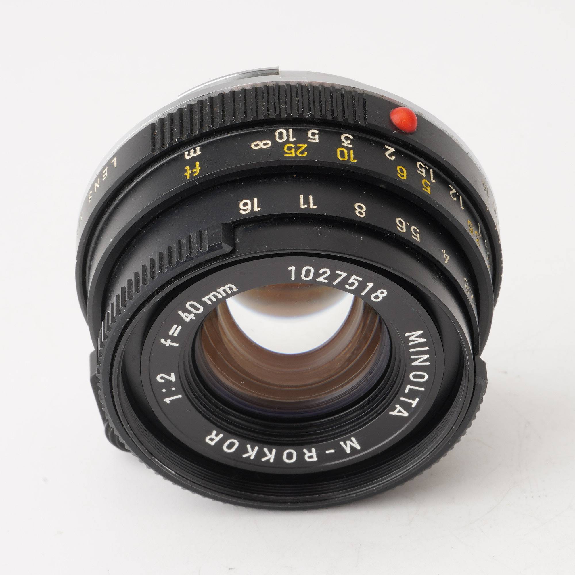 Mロッコール 40mm F2 ミノルタ ライカ用M オールドレンズ - レンズ(単焦点)