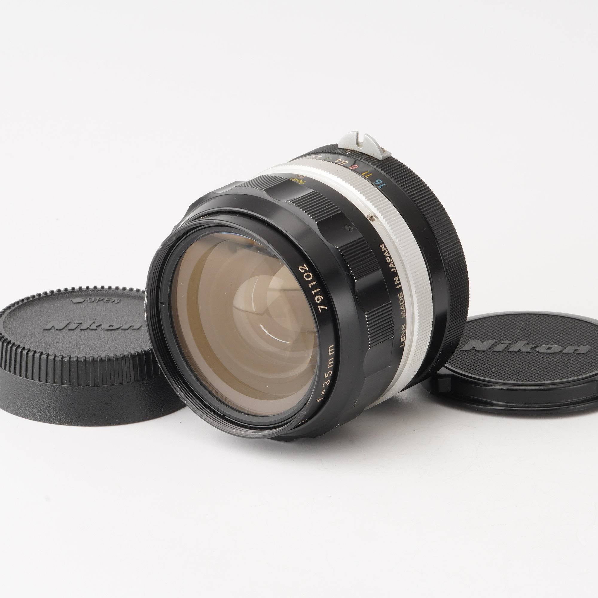 Nikon ニコン Nikkor-O.C Auto 35mm f2 非Ai - レンズ(単焦点)