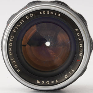 フジ Fuji FUJINON L 5cm 50mm F2 ライカLマウント – Natural Camera