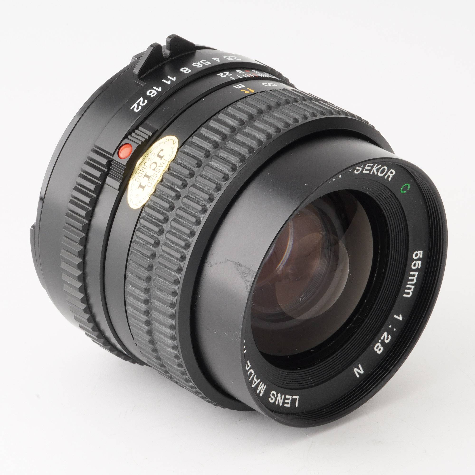 MAMIYA SEKOR C 55mm F2.8furuカメラ - レンズ(単焦点)